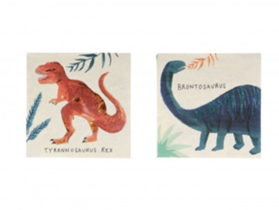 Petites Serviettes Dinosaures