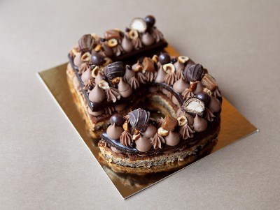 Chez Bogato - Pâtisserie Paris - Gâteau Number Cake au chocolat