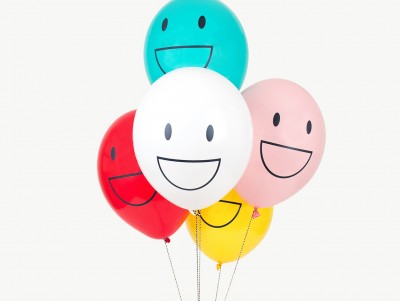 Ballons tatoués - Happy faces