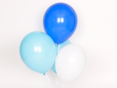 Ballons Trio bleu