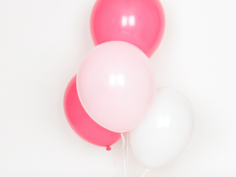 Ballons Trio rose