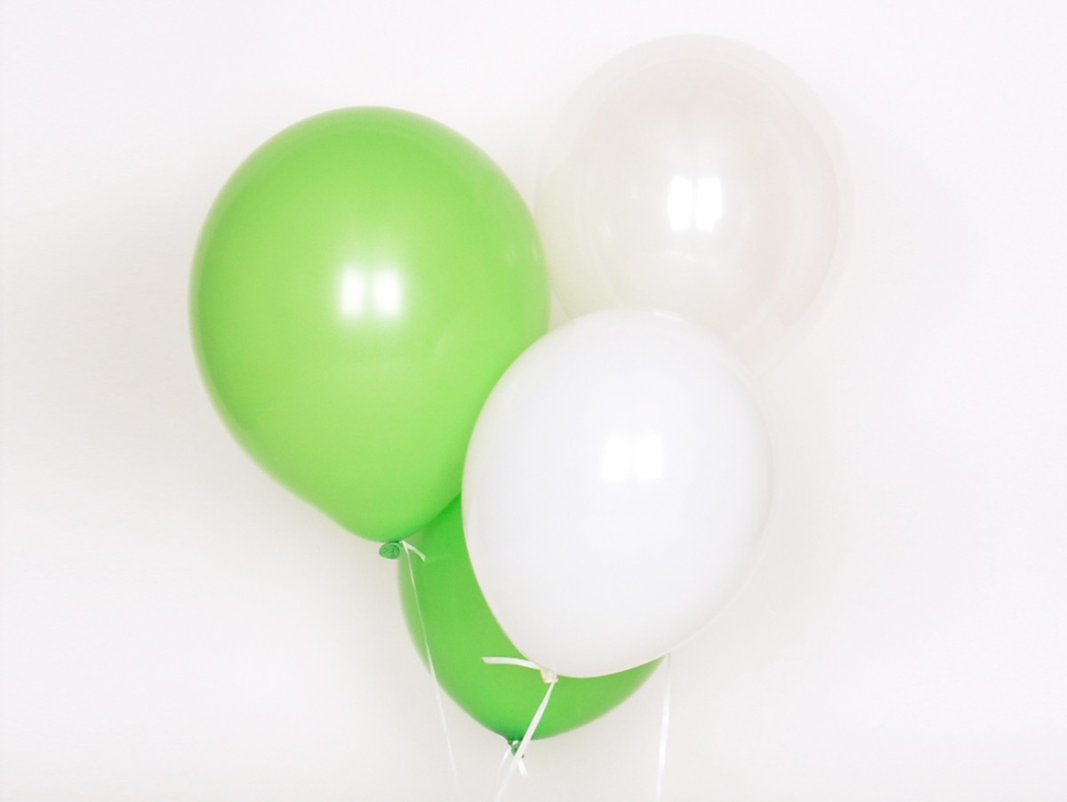 Ballons Trio vert