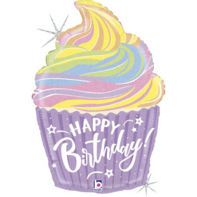 Ballon Cupcake Happy Birthday