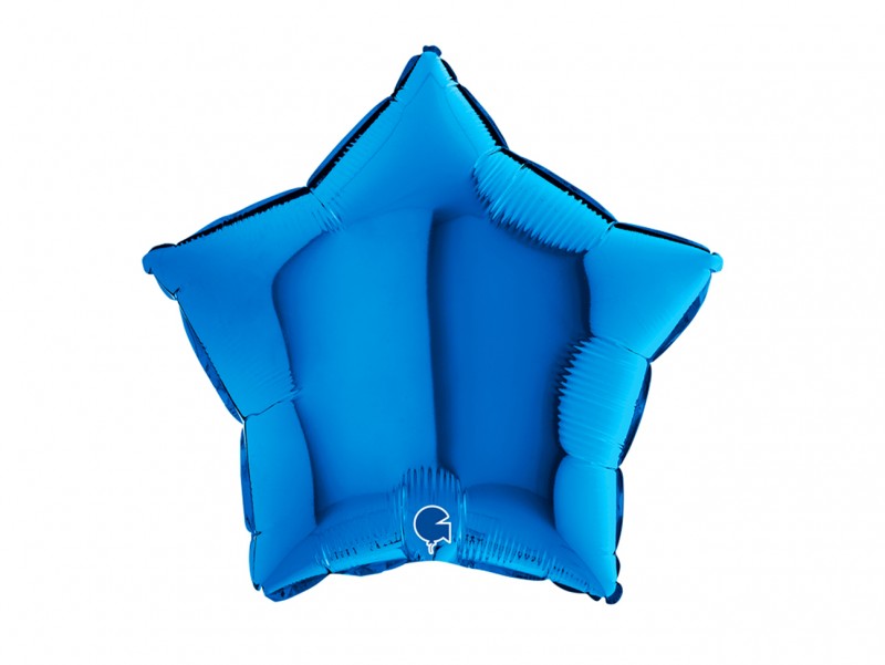 Étoile métalisée Bleu