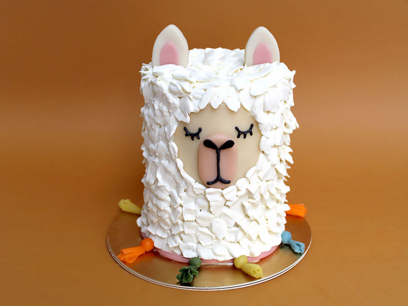 Chez Bogato - Pâtisserie paris - Gâteau d'anniversaire Lama