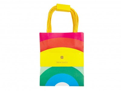 Chez Bogato sac party bag gay pride LGBTQ+ arc en ciel rainbow gateau et patisserie de fête