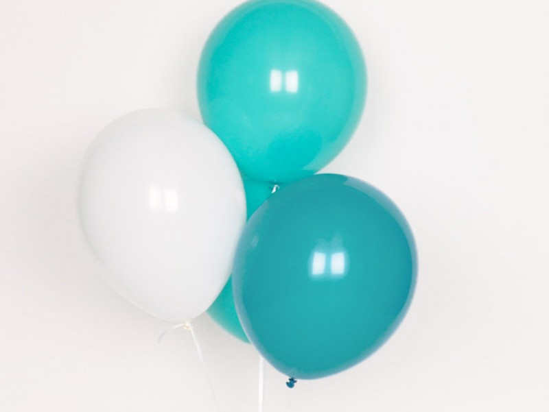 Ballons Trio aqua