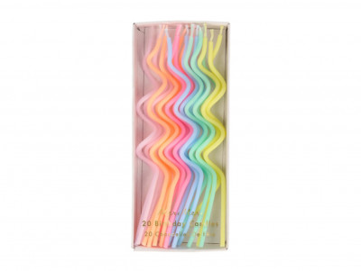 Chez Bogato - Pâtisserie Paris - Bougies twist pastel pour vos gâteaux d'anniversaire