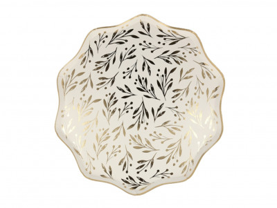 Grandes assiettes feuilles...