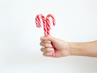 Bouquet de sucre d'orge pour les fêtes de Noël !