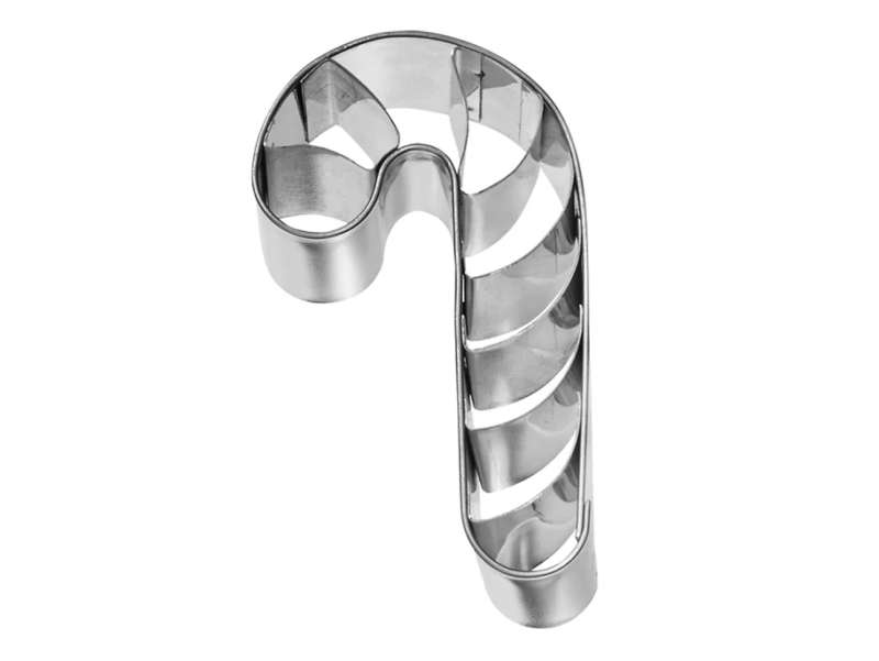 Emporte pièce Candy Canes, de hauteur 7cm en acier inoxydable.