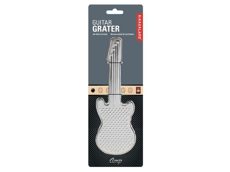 Râpe en forme de guitare pour zester les agrumes ou râper du fromage.