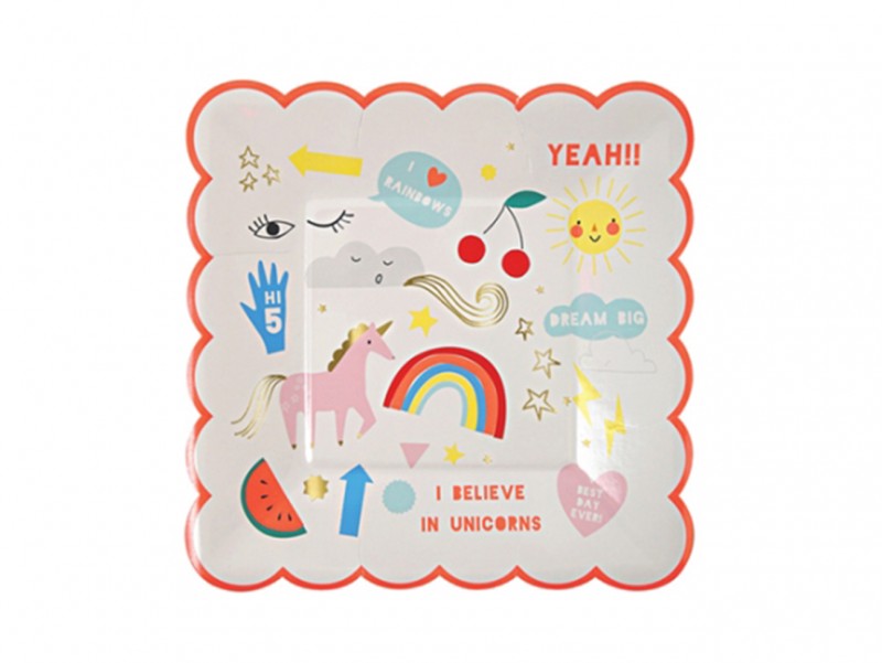 Assiettes Licorne