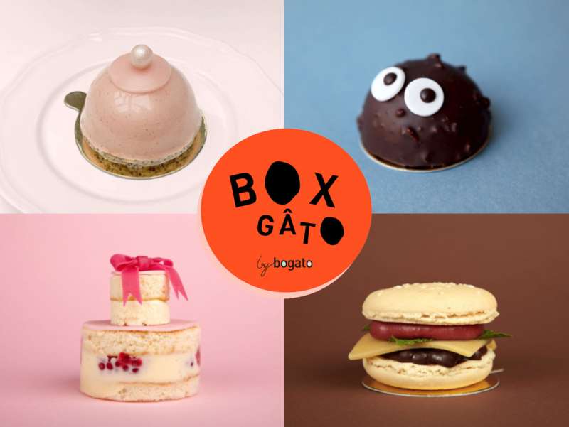 Box surprise de 4 pâtisseries de Chez Bogato Box surprise de 4 pâtisseries de Chez Bogato