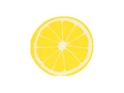 Serviettes en forme de citron