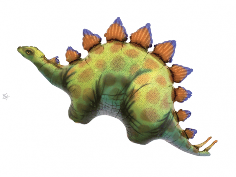 Chez Bogato - Pâtisserie Paris - Ballon en forme de Stegosaurus pour les fêtes d'anniversaires