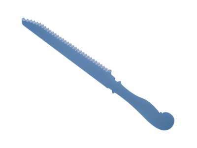 Couteau à gâteau, couteau à pain de couleur bleu ciel