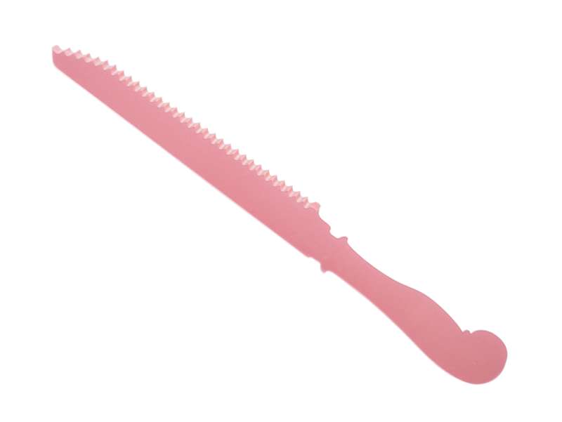 Couteau à gâteau, couteau à pain de couleur rose