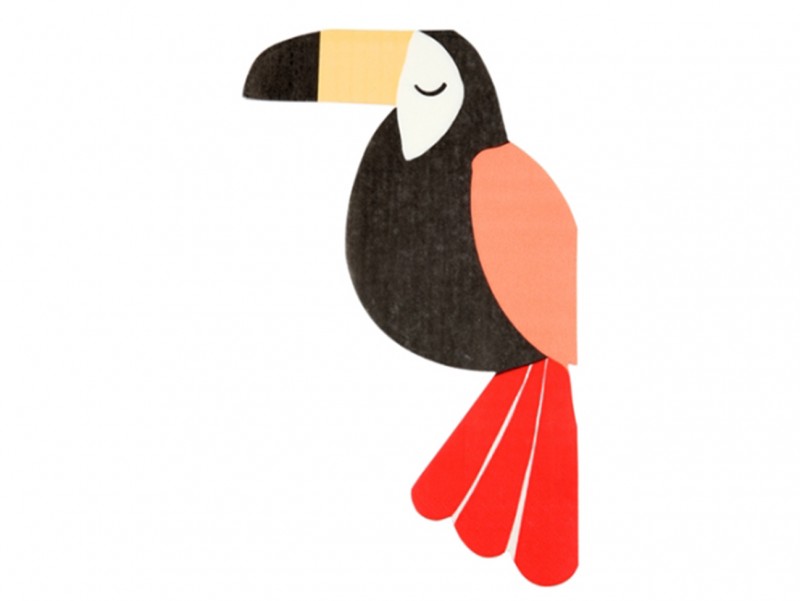Serviettes Toucan