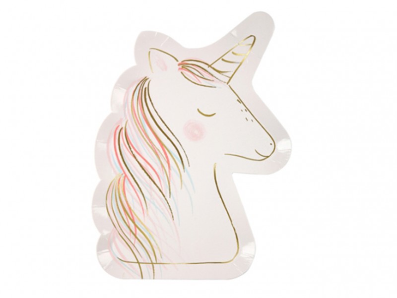 Grandes assiettes Licorne
