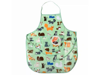Chez Bogato - Pâtisserie Paris - Tablier de cuisine avec des dessins de chat