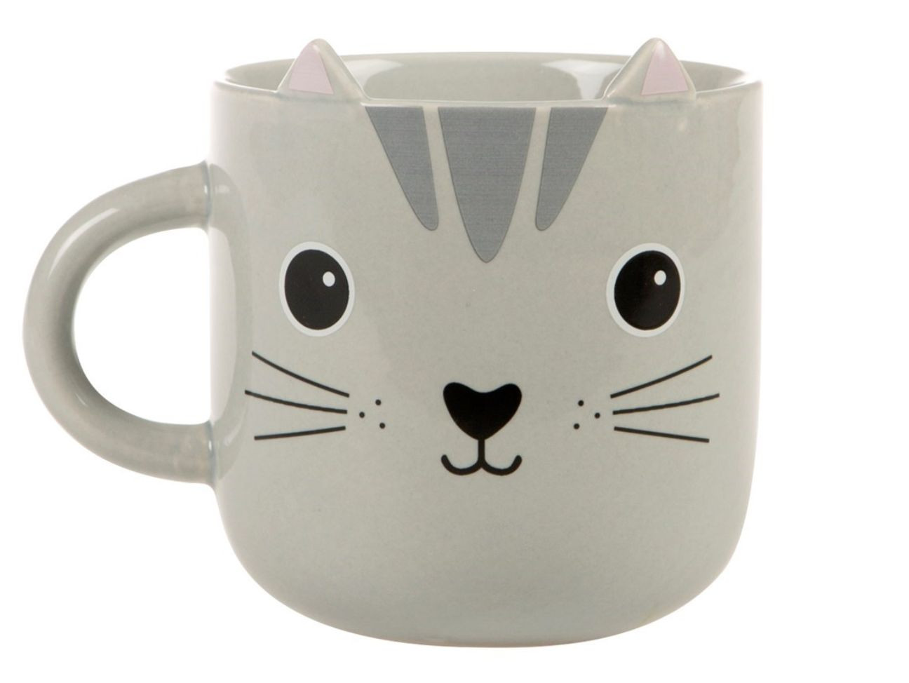 Chez Bogato - Pâtisserie Paris - Tasse mignonne en forme de chat gris