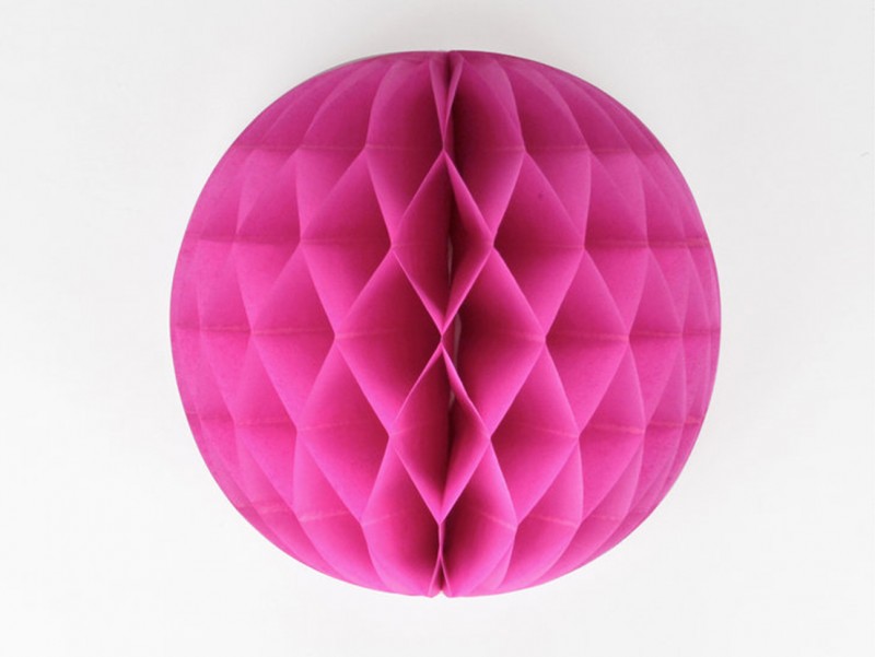 Boule de papier - Fuchsia