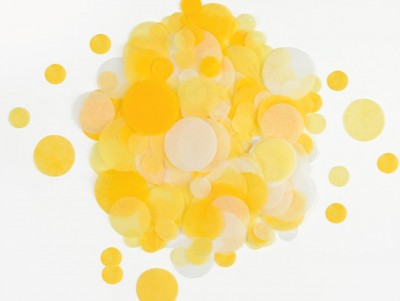 Confettis jaune & or