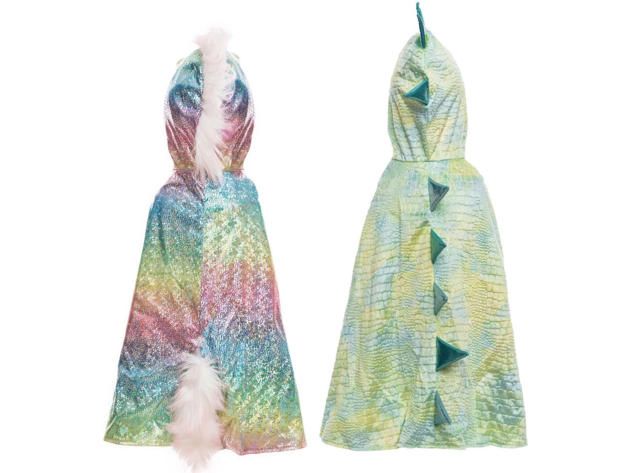 Déguisement pour les enfants, avec une cape réversible Licorne ou Dragon. Parfait pour un anniversaire à thème !