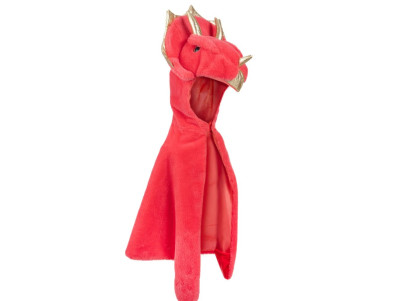 Déguisement pour les enfants et bébés avec une cape doudou de Triceratops. Parfait pour un anniversaire à thème !
